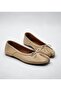 Women's Genuine Leather Flip-Flops with Bow - 4
