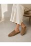 Mule Genuine Leather Tobacco Suede Women's Slippers Comfortable Fit Daily Lightweight Women's Shoes - 4