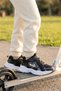 Minio Sparkly Girls' Black Sports Shoes - with Glittery Sequin Detail - 3