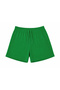 Stretchy Ribbed Cotton Lycra Camisole Women's Shorts - Benet Green - 5