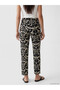 Nevavm Women's Patterned Trousers with Elastic Waist - 4