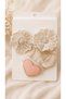 Baby Girl Lace Detailed Buckle and Socks Set of 4 - 2 Pairs of Socks and 2 Buckles - 3