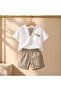 Boys' Stylish Muslin Suit with Shorts