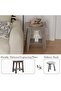 Rustic Style Side Table, Small Wooden Nightstand with 2 Shelves, Ideal for Living Room, Bedroom, Office or Bathroom - 5