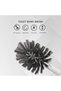 toilet brush with holder compact round design comfortable toilet brush and holder set handle - easy to store - 5