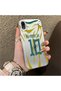 iPhone Xr Compatible Silicone Edge Hard Back Case Couple Phone Case with Neymar Pattern