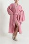 Partial Velvet 3 Piece Bathrobe Set |   Bathrobe + Head Towel + Washcloth |   Soft Textured |   High Water Absorption - 2