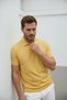 Interview Polo Neck Mustard Yellow T-Shirt - 4
