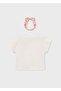 Girl's Hairband Tshirt Cream - 5