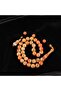 Squeeze Amber Special Casting Vip Globe Cut 11mm Prayer Beads - Orange