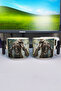 كوب سيراميك فاخر مطبوع عليه Crysis (قطعة واحدة) بمقبض أسود خاص على شكل حرف T V1T - 2