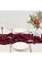 Mothers Day Table Runner Burgundy Cheesecloth Table Runner 4m Boho Gauze Cheese Cloth Runner Rustic Sheer Runner - 4