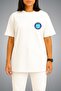 Oversize Tcg Tuzla Logo Pocket Printed Unisex T-Shirt - 2