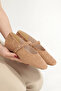Int 515 Adjustable Buckle Ballerinas with Staple Detail - 5