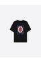 Sweet Cherry Printed Crew Neck Oversize Trendy Women's T-Shirt
