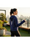 Women's Navy Blue Lightweight Mesh Freedom Hoodie - 4