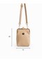 Women's Metal Framed Crossbody Bag with Adjustable Strap, Casual Stylish Phone Bag - 5