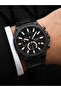 Men's Wristwatch Steel Band Black Color with Function Calendar and Gift Box - 3