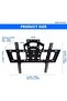 TV Wall Mount for 32–70 Inch TVs Tilt, and Extend - 2