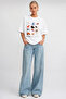 Eazy Unisex Oversize T-Shirt 100% Cotton White Seat Archive Printed T-Shirt - 2