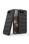 Tecno Spark 40 5g Case Flexible Tpu Hollowed Back Surface Design Vrdr Ethnic Silicone Cover - Black - 2
