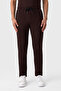 Regular fit knitted coffee jogger pants - 2