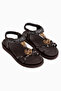 Louis Brown Buckle Detailed Women's Sandals - 3