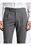 New Season Pleated Old Money Fabric Trousers - 3