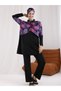 Fully Covered Water-Repellent Quick-Drying Colorful Butterfly Model Plus Size Hijab Swimsuit Set - 5