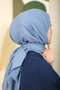Mio Caz Indigo Color Scarf 100*100cm - 5