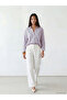Nevavm Striped Modal Blended Women's Shirt with a Difference - 2