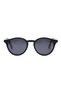 Polarized Sunglasses Black Frame Smoke Mirror Lens 51mm - P603GY2PV - 2