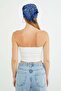Basic Covered Strapless Bustier - 8