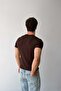 Buttoned Corduroy T-Shirt - 4