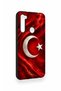 Redmi Note 8 Compatible Turkish Flag Patterned Silicone Case - 3
