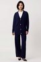 Women's Plus Size V-Neck Pearl Button Long Sleeve Knitwear Cardigan Wide Leg Pants Set Casual - 4