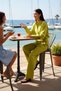 Women's Plus Size Oversize Shirt Pants Set Leather Belt Detailed Long Sleeve Regular Cut Casual - 3