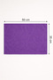 Barcelona Velvet Textured 6-Piece American Service Set Purple - 5