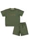 Text Printed 2-5 Years Old Set - Khaki - 3