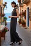 Women's Plus Size Sleeveless Crew Neck Wide Leg Textured Knitted Suit Asymmetrical Cut Daily Casual - 2