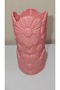 Daisy Relief Bioplastic Modern Decorative Vase – 20 cm Design Object Pink (Flowers Not Included) - 6