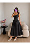 Scalloped Strappy Lace Long Dress - 4