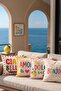 Dolce Vita Patterned 4-Piece Throw Pillow Cover Set - 2