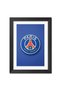 Alayra Paris Saint-Germain PSG Football Club 3D Textured Logo Poster Framed Painting (9 inches x 12
