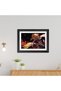 Alayra Rengoku Poster Demon Slayer Anime Posters Framed Paintings with Black Frame (12inches - 2