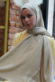 Monogram Pattern Nia Cotton Shawl - 3