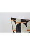 Modern Retro Patterned Decorative Throw Pillow Cover Black Cream Orange - 4