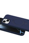 Shopilke iPhone 15 Plus Cover with Regal Magsafe Stand (114453) - Navy Blue - 4