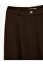 Pleated Pocketed Buttoned Wide Leg Palazzo Trousers - 5