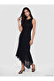 Sparkling Choices from Shining Store Zero Roba Collar Asymmetric Cut Lace Dress - 2